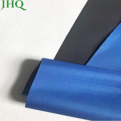 China Polyester Waterproof Pongee PU Fabric Manufacturer Coating Porcelain for sale