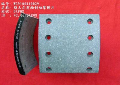 China Brake pads for chinese TRUCK howo/faw/foton/shacman hight quality WG9100440029 for sale