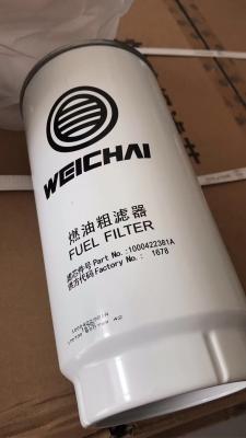 China WEICHAI SPARE PARTS Original Fuel/Oil Filter1000422381A FOR WP12 for sale