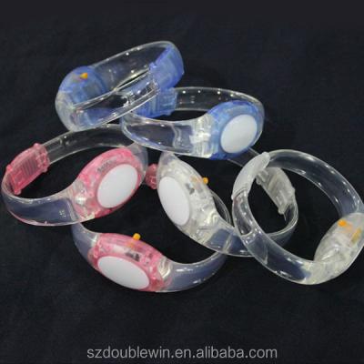 China Sound controlled noise activited led light up bracelet noise controlled led flashing bracelet for sale