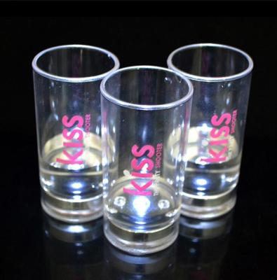 China Promotion 2oz Instant Cup Led Light Shot Glass For Bar for sale