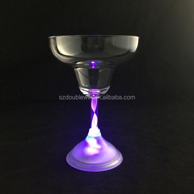 China Eco-friendly Led Plastic Cocktail Instant Light Up Cup, Wine Flashing Cup, Instant Light Cocktail Cup for sale