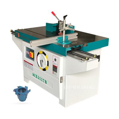 China Good Factory Price 5.5kw Sliding Table Spindle Shaper MX5117B Woodworking Sliding Spindle Moulder Machine for sale