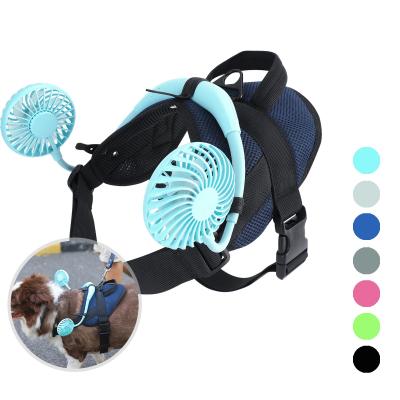 China Adjustable Cooling Lights Dog Vest Cooler Pet Harness with Colorful Led Light, Outdoor Hunting Training and Camping, Summer for sale