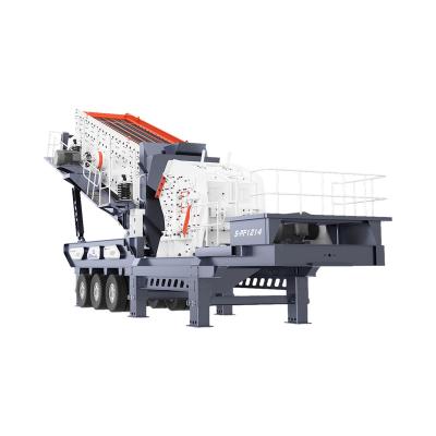 China Quarry Impact Crusher Mobile Vertical Shaft Impact Crusher PF 1214 Model for sale