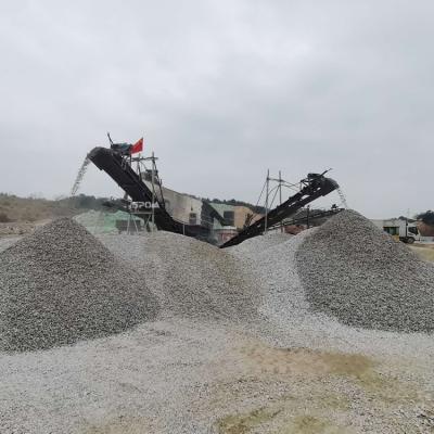 China Quarry Crusher Station Quarry Pebble Cone Crusher Stone Machine Price Mobile Concrete Granite Gravel Portable Rock Crushing Plant for sale