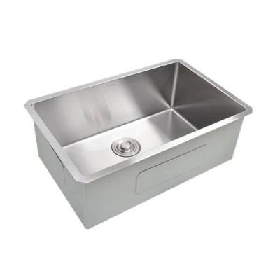 China Without Faucet CUPC High Quality Single Bowl Undermount Handmade Kitchen Sink Kitchen Accessories Modern Kitchen Sink for Sale Stainless Steel for sale