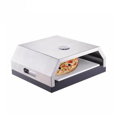 China Easily Assembled bbq grills Portable Outdoor Camping Commercial Pizza Oven Maker Box Portable Stainless Steel Pizza Grill for sale