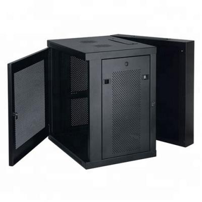 China Wall Mounted Network Cabinet 9u Low Level Network Integration Price System Double Section for sale