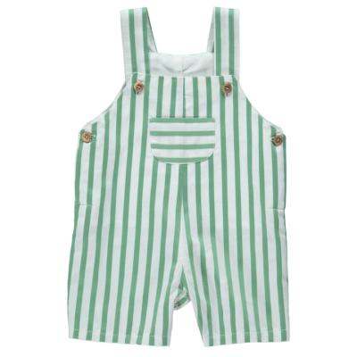 China 100% Cotton Summer Baby Boy Clothes Kids Pants Size Short Sleeve Pleated Sleeves Baby Girl Float Rompers for sale