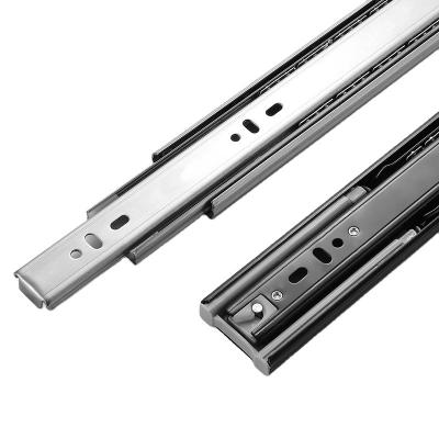 China High Quality Modern Furniture Hardware Black STEEL Rail Dropper Side Mounted Rail Drawer Slide for sale