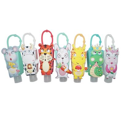 China Mini Europe FAMA audit factory custom pocketable silicone hand sanitizer waterless bottle holders for sale