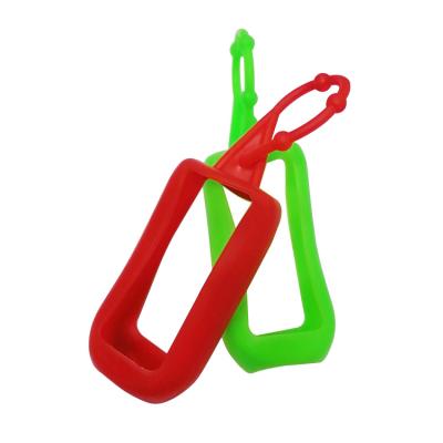 China Europe existing mold diy silicone 50ml hanging aseptic hand sanitizer gel holder pouch for purse for sale