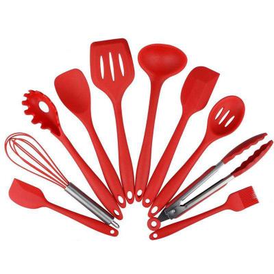 China Viable Factory Custom Heat Resistant Silicone Kitchen Tools Cookware Silicone Kitchen Cooking Tools for sale