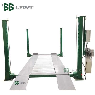 China Hydraulic Four Post Vehicle Lift For Sale 4500 Kg for sale