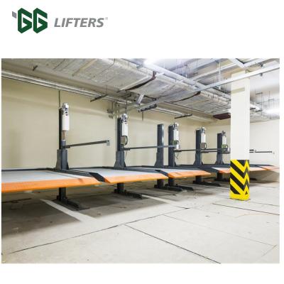 China Commercial Car Lift Parking 2 Level Parking Lift Two Post Parking Lift for sale