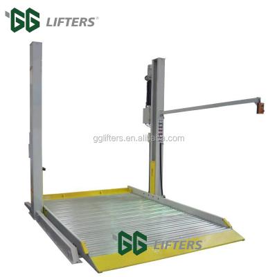 China Hydraulic Double Cylinder Garage Two Post Car Parking Lift PTP27/2100 for sale