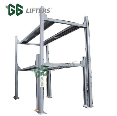 China 4 Post Vehicle Garage Equipment / Car Lift Parking Cost 5400kg for sale