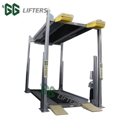 China Multilevel 4 Post Car Storage Parking Lift System 5400kg for sale