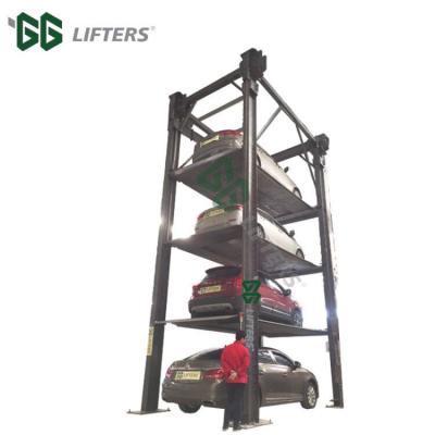 China Multi Level Smart Hydraulic System Car Storage Car Parking Equipment 2500*SPACES for sale