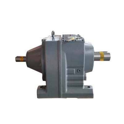 China Straight Shaft Gearbox Packing Machine R Type Helical Motor 4kw Reductor for sale