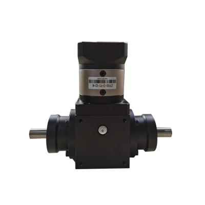 China Packing Machine Square Mounted High Precise Bevel Gear Power Steering Gear Box For Planetary Gearbox 2:1, 3:1 Ratio for sale