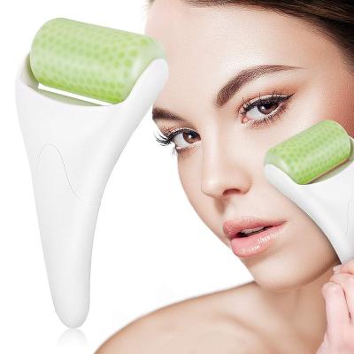 China Whitening Low Price Green Color Ice Roller For Face Massage Stick Facial Skin Care Tools Face Roller Massager for sale