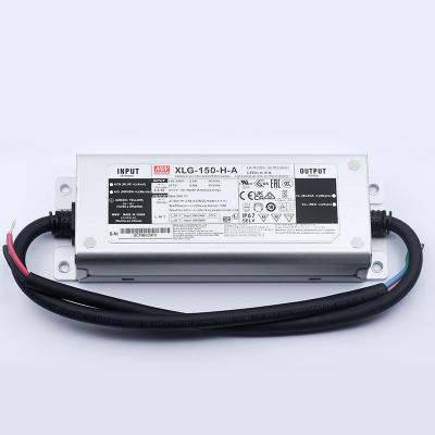 China XLG-150-H-A Waterproof Power Supply 150W 27~56V LED Driver XLG-150-H-A IP67 Constant Power Mode Meanwell LED for sale