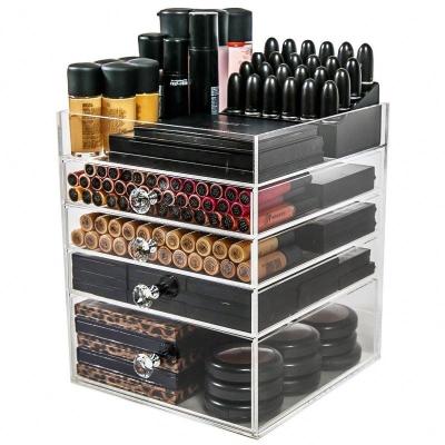 China Viable Hot Sale and Convenient Organizer Items Factory Price Acrylic Make Up Display Acrylic Makeup Organizer Cosmetic Storage Organize for sale