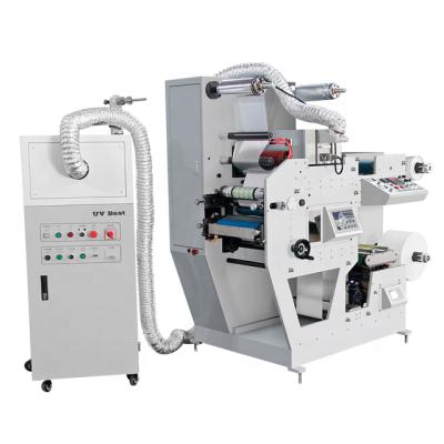 China Full Working 5 Color Label Letterpress Flexographic Printing Machine With Die Cutting for sale