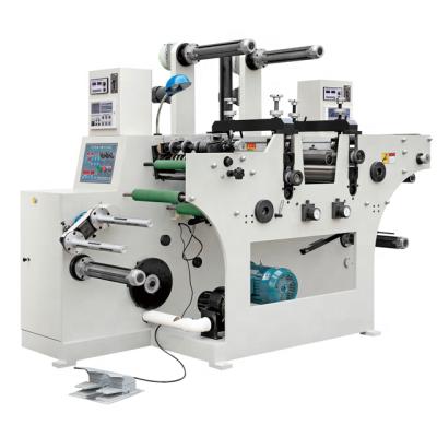 China Blank Label Die Cutting Easy To Use Roll To Roll Labeling Cutting Machine for sale