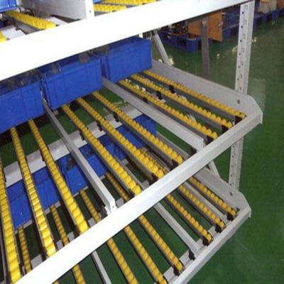 China Corrosion Protection Light Duty Gravity Flow Roller Rack, Roller Racking System, Gravity Flow Roller Rack for sale