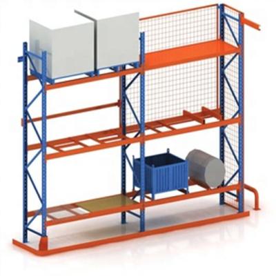 China Collapsible Heavy Duty Industrial Racking / Pallet Rack / Beam Metal Storage Racking System for sale