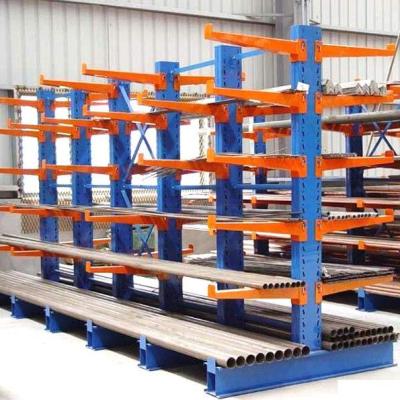 China Corrosion Protection CE Heavy Duty Cantilever Loading Rack , Warehouse Cantilever Racking for sale