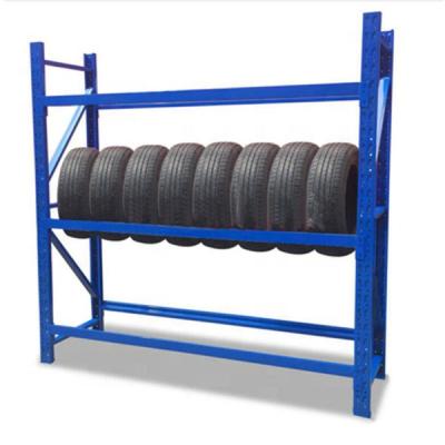 China Corrosion Protection Good Quality Warehouse Tire Racking System Metal Stacking Tire Rack for sale