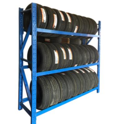 China Corrosion protection 4 layers of storage shelf, storage pipe rack system, tire spoke storage system for sale