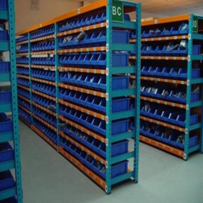 China China Supplier Warehouse Storage Double Sided Light Duty Shelving Rack Steel Shelving for sale