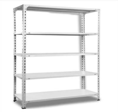 China China Supplier Warehouse Double Sided Storage Slotted Angle Slotted Angle Boltless Rack Shelving / Heavy Duty Rivet / Boltless Iron Metal for sale