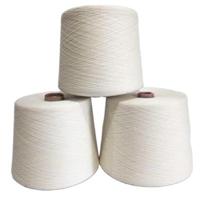 China Custom Color Anti-pilling White Ring Spun Cone Rayon Nylon Knitting Yarn For Weaving for sale