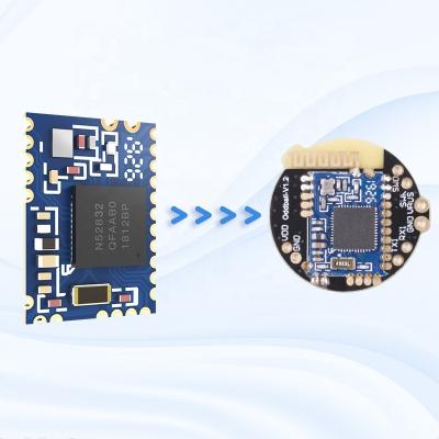 China Central Peripheral Nordic Bluetooth Device BLE 5.0 GATT 52832 Bluetooth Low Energy Module for sale