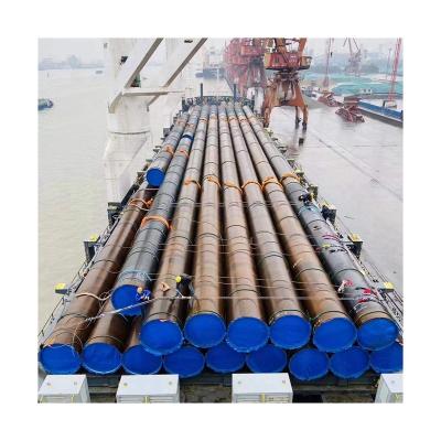 China Wholesale thick wall welded steel pipe pile structure pipe bridge boat pillar pile spiral steel pipe for sale