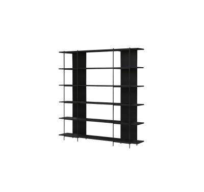 China KD Luxury Plywood Wooden Shelf Modern MDF Stand Rack Bookcase for sale