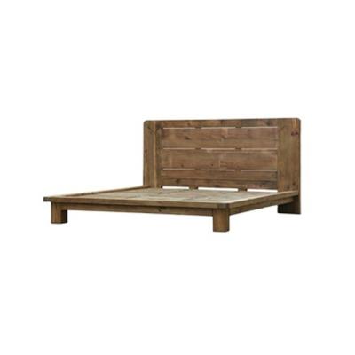 China Queen Size Solid Wood Solid Wood Bed Rustic Style for DANDOU Bed Room and Homestay for sale