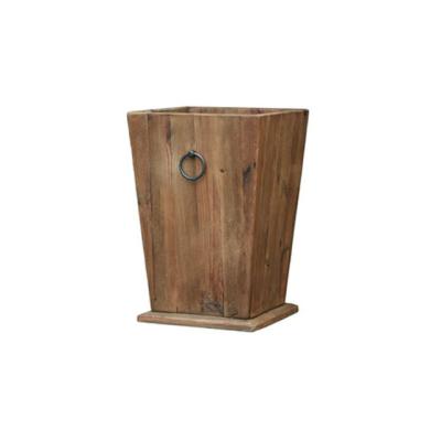 China Wholesale Reclyed Solid Wooden Pine Planter Pots Planters Gardening Accessories for sale