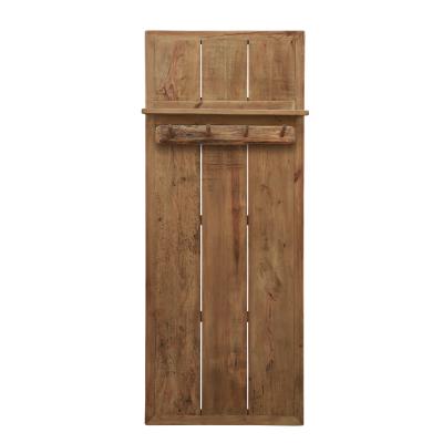 China Cheap Furniture 2020 New Style Viable Wall Shelf Wooden Bedroom Coat Rack Rack Indoor Furniture for sale