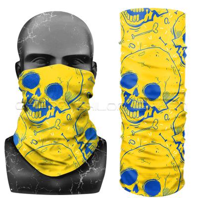 China Custom promotional multifunctional tube neck cuff tube scarf silk bandanas for sale for sale