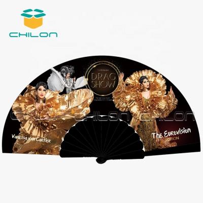 China Europe Custom Hand Fan Promotional Plastic Hand Fan For Advertising for sale