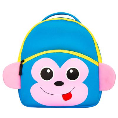 China Waterproof Funny Animal Pattern Boys Style Kids To Bag School Backpacks for sale