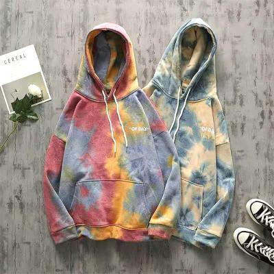 China Wholesale Custom Fashion Anti-wrinkle Long Sleeve Oversized Unisex Hoodies Plus Size Women's Sweater Tie Dye Hoodies Sweatshirt for sale