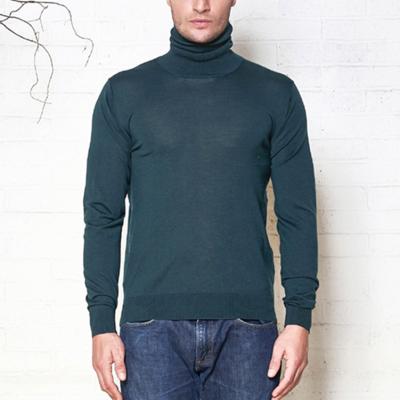 China 2021 Winter Fashion Turtle Neck Sweater Men Male Anti-wrinkle Knitted Pullover Jacquard Sweaters Custom Logo for sale